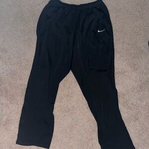 Black nike joggers.